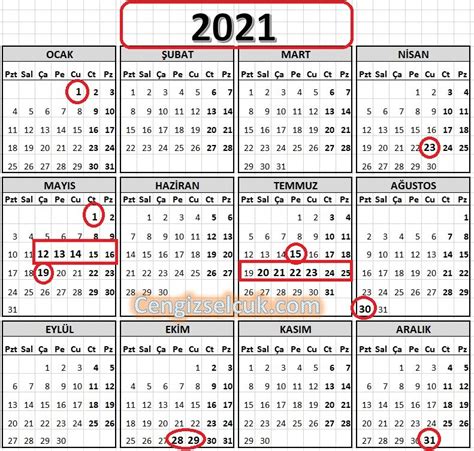 resmi tatiller 2021 2022